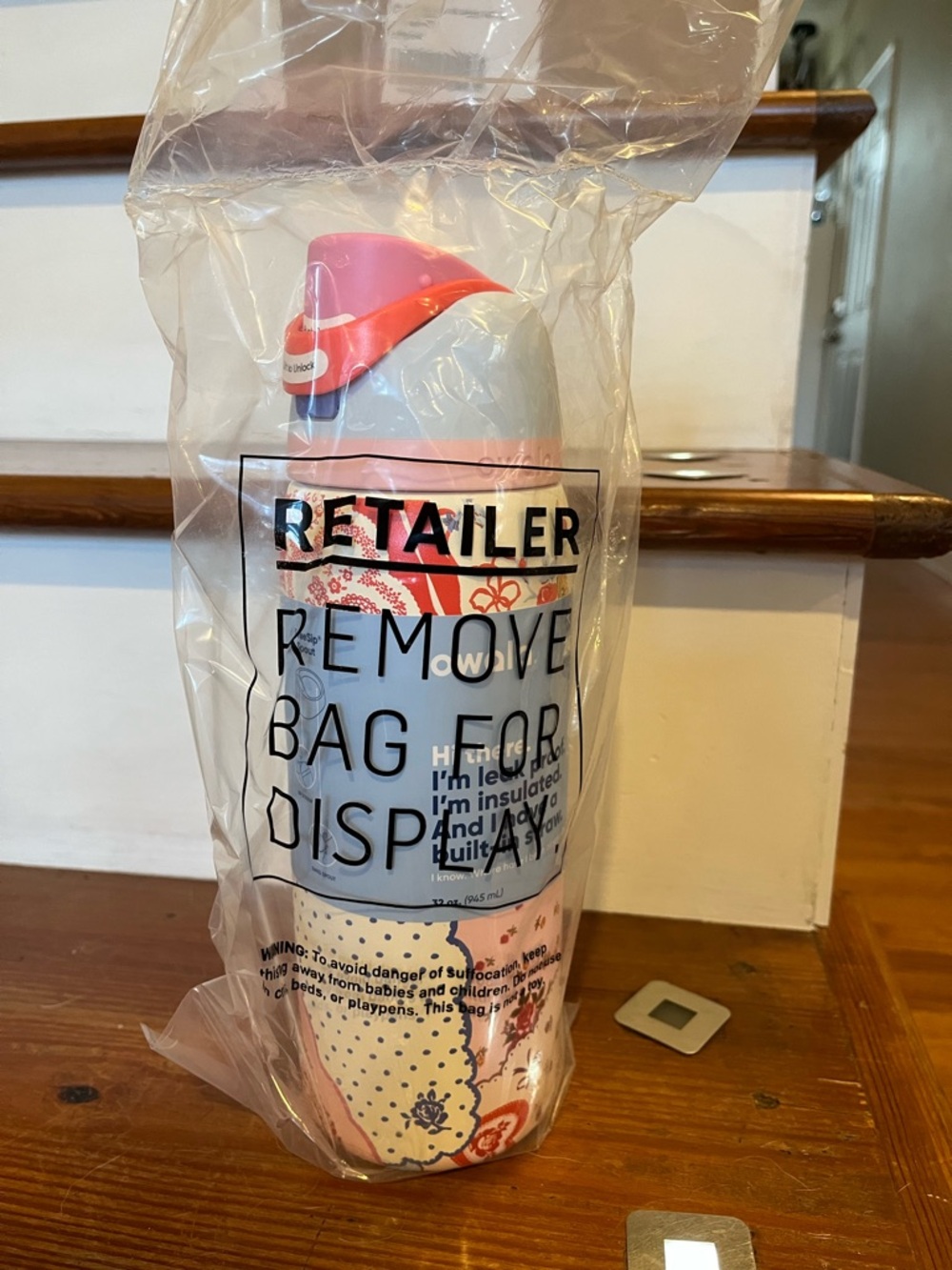 Owala UO Exclusive Hankies Print FreeSip 32 oz Water Bottle, NWT - Picture 5 of 8